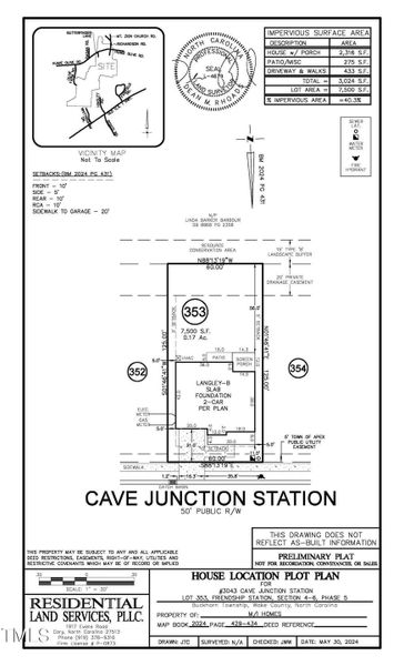 FS 353 MLS Langley B Garage Left slab -