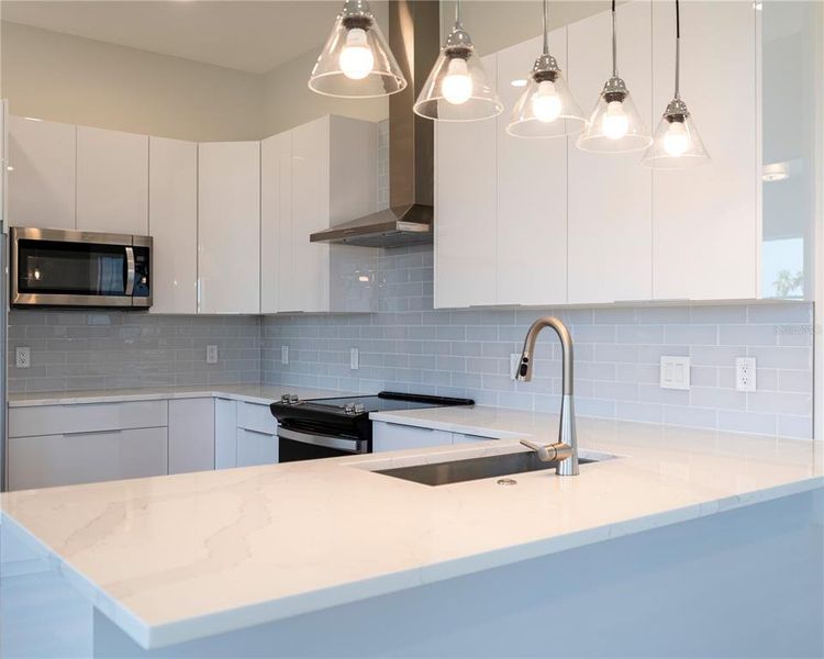 Close-up of interior finishes inside a home in , Hudson (Image 9).