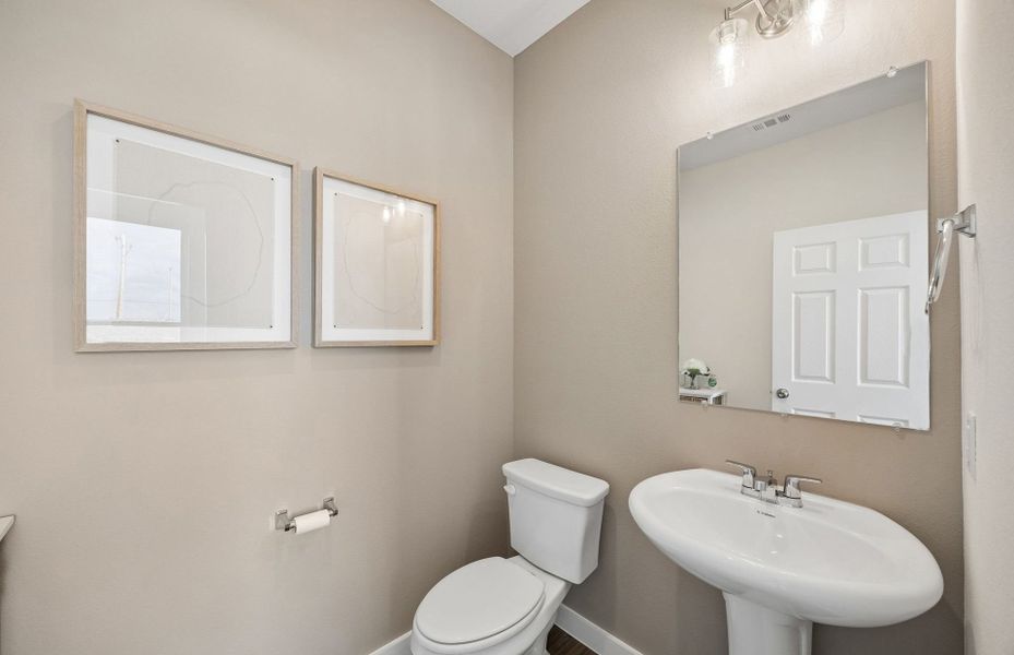 Representative furnished interior of a home built from the Camelia by Pulte Homes in Saddleback at Santa Rita Ranch, Liberty Hill (Image 7).