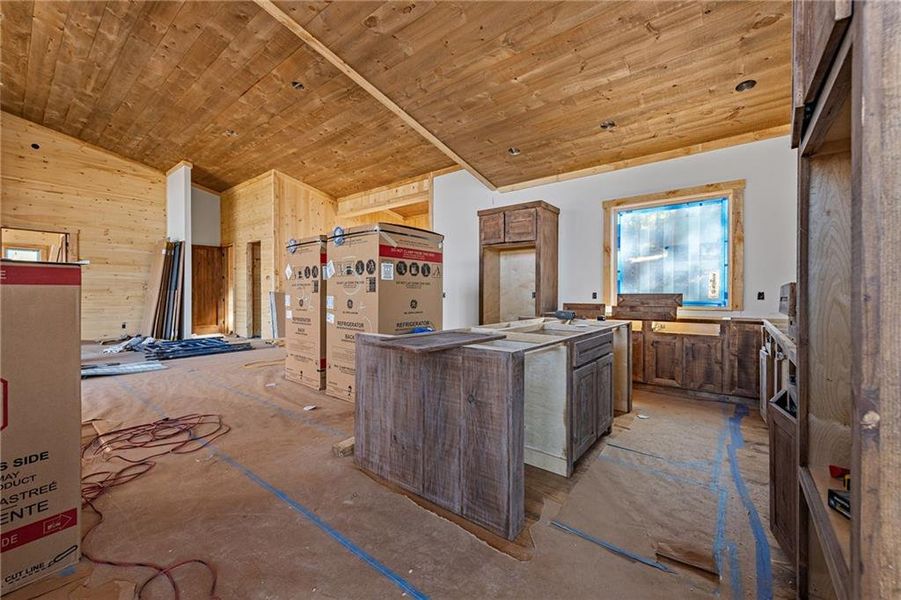 In-progress construction of a new home in , Blue Ridge, GA (Image 14).