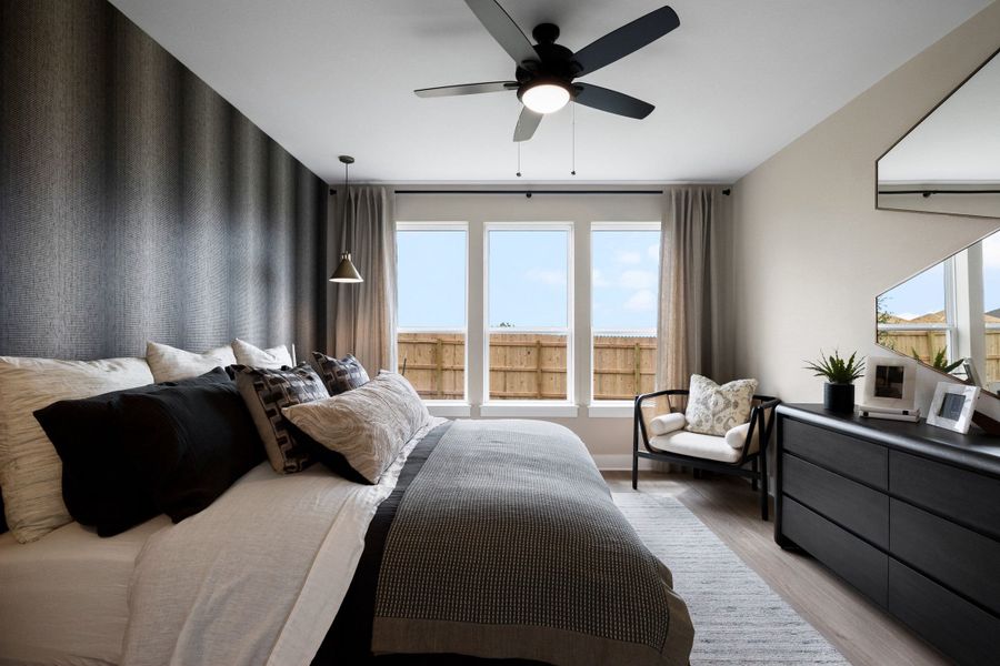 Furnished interior view inside a new home in Terrace Collection At Turner's Crossing, Buda (Image 37).