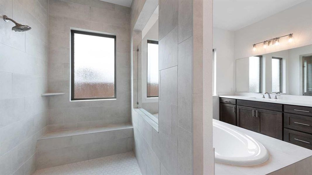 Furnished interior view inside a new home in Myrtle Creek 71', Waxahachie (Image 12). Furnished interior view inside a new home in Myrtle Creek 71', Waxahachie (Image 12).