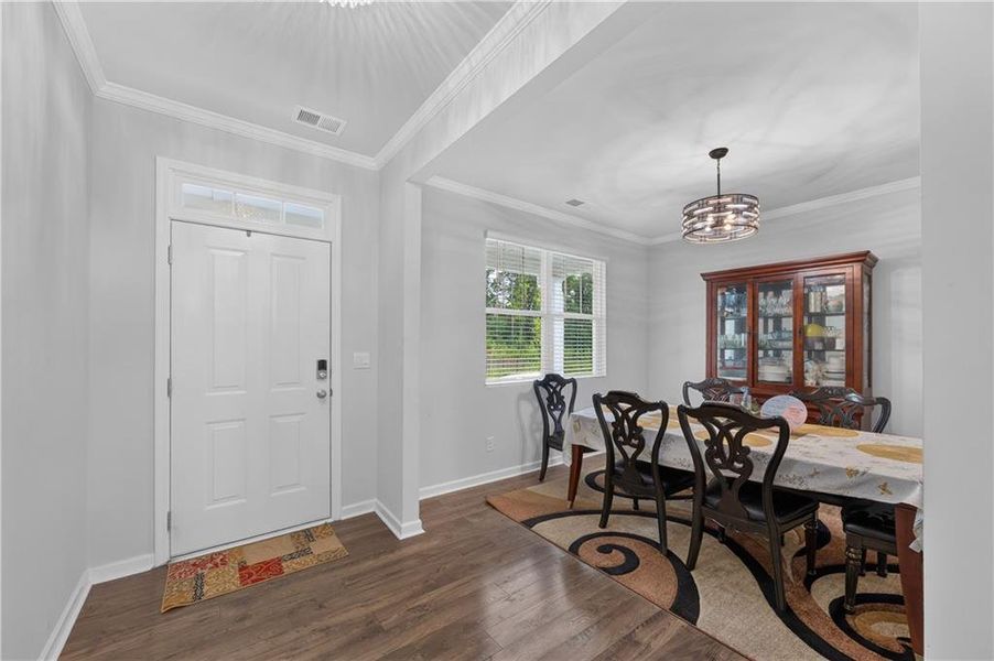 Furnished interior view inside a new home in Glen at Kensington, Lithia Springs (Image 8).
