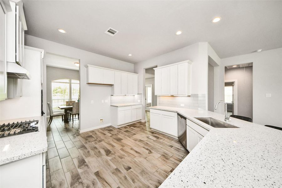 Furnished interior view inside a new home in Elm Estates, Angleton (Image 14).