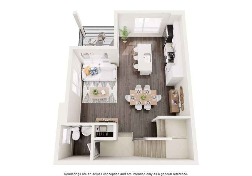2D floor plan layout for the Wakefield by Lokal Homes in Lyric at RidgeGate, Lone Tree, CO (Image 4). 2D floor plan layout for the Wakefield by Lokal Homes in Lyric at RidgeGate, Lone Tree, CO (Image 4).