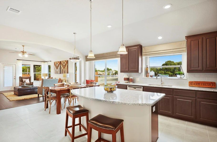 Kitchen | Concept 2065 at Chisholm Hills in Cleburne, TX by Landsea Homes