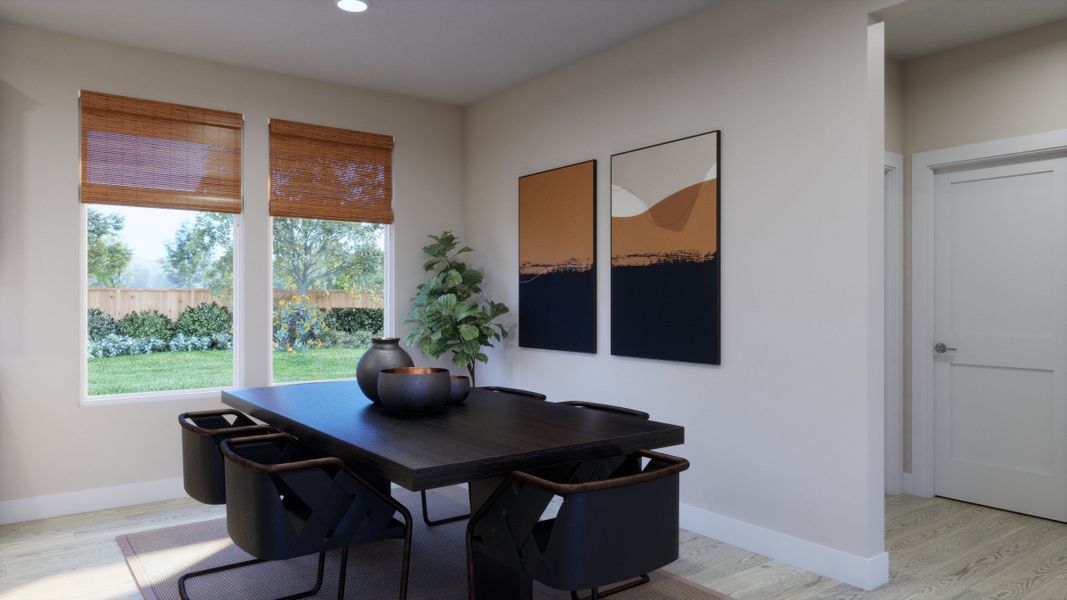Furnished interior view inside a new home in Parkton Square, Kyle (Image 7).