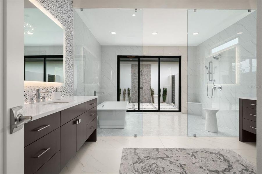 Furnished interior view inside a new home in , Parrish (Image 50).