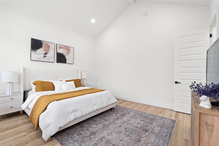 The elevated ceiling height creates a bright and luxurious feel that’s hard to beat.