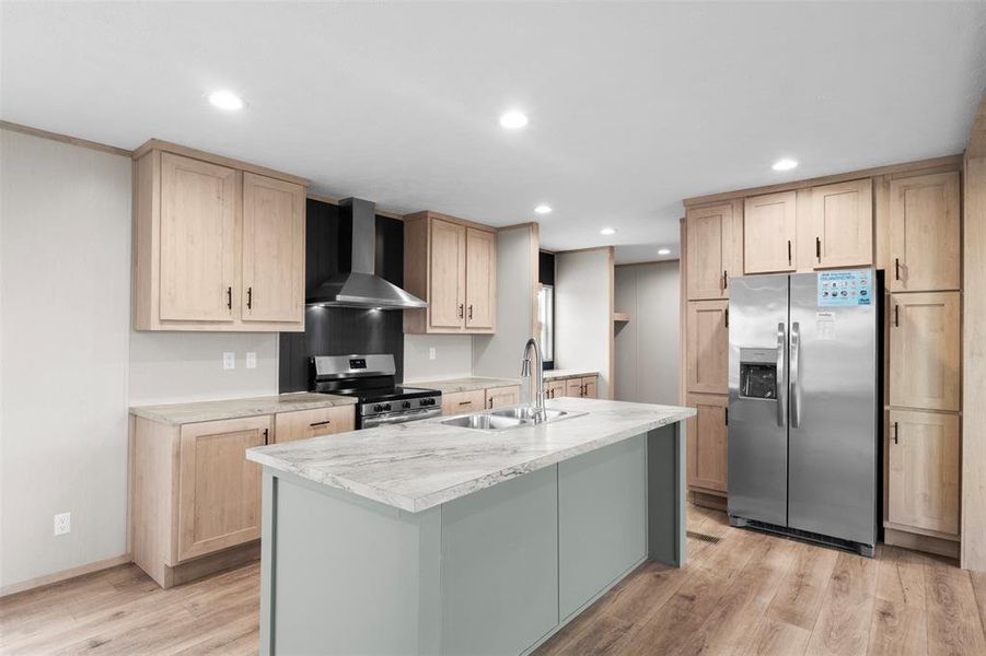 Furnished interior view inside a new home in , Howe (Image 7).