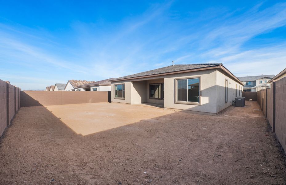 Exterior details and patio area of a home in Artisan at Asante, Surprise (Image 3).