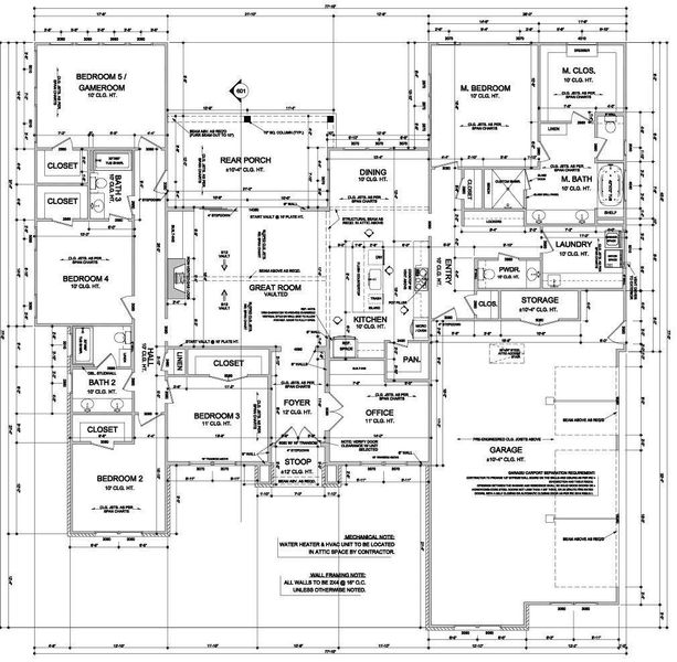 Floor plan of 3152 sqft home Floor plan of 3152 sqft home