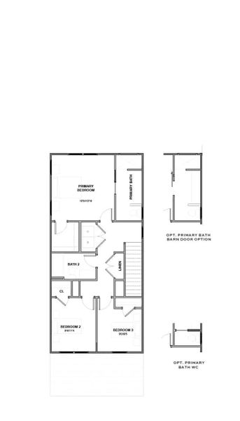 2D floor plan layout for the The Jackson by New Leaf Builders in Riverlights, Wilmington, NC (Image 4). 2D floor plan layout for the The Jackson by New Leaf Builders in Riverlights, Wilmington, NC (Image 4).