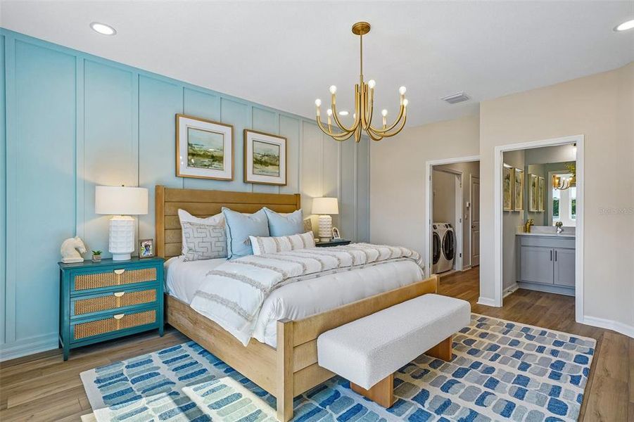 Furnished interior view inside a new home in The Brooke, Brandon (Image 22).