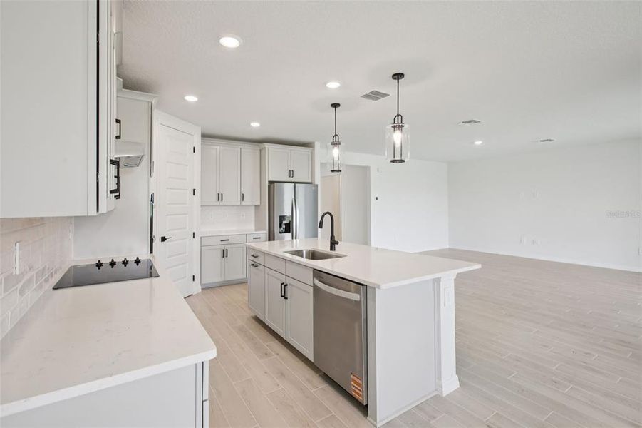 Furnished interior view inside a new home in Two Rivers - Signature Series, Zephyrhills (Image 7).