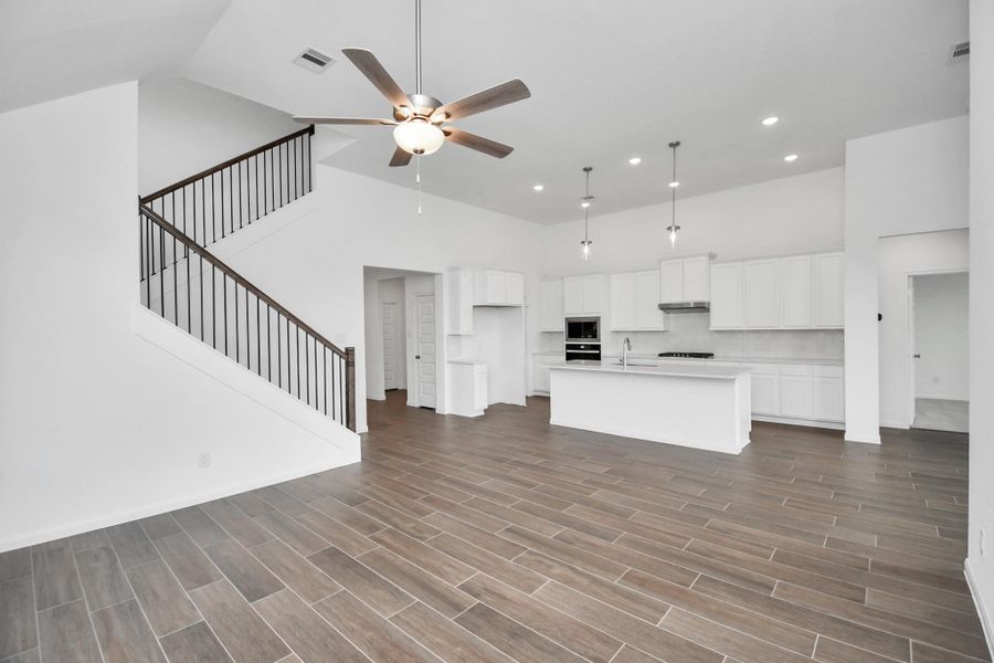 Spacious, unfurnished interior of a new home in 50' Traditional Homes at Elyson, Katy (Image 28). Spacious, unfurnished interior of a new home in 50' Traditional Homes at Elyson, Katy (Image 28).