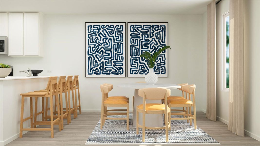 Furnished interior view inside a new home in Firefly Pointe: Classic Collection, Hutto (Image 12). Furnished interior view inside a new home in Firefly Pointe: Classic Collection, Hutto (Image 12).