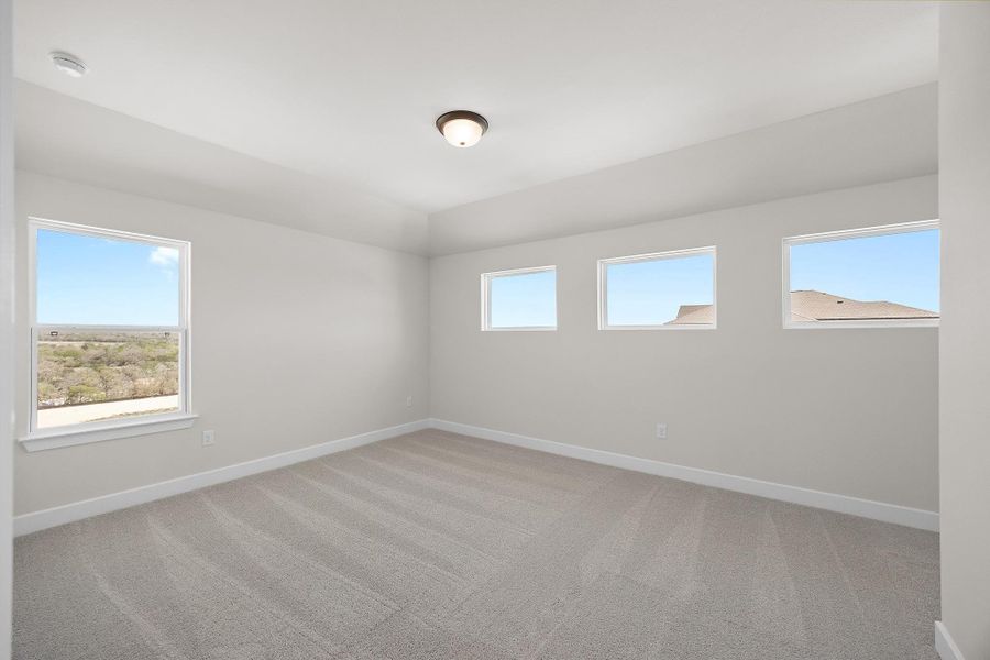 Spacious, unfurnished interior of a new home in Lariat, Liberty Hill (Image 32). Spacious, unfurnished interior of a new home in Lariat, Liberty Hill (Image 32).