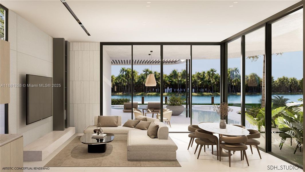 Furnished interior view inside a new home in , Hollywood (Image 19). Furnished interior view inside a new home in , Hollywood (Image 19).