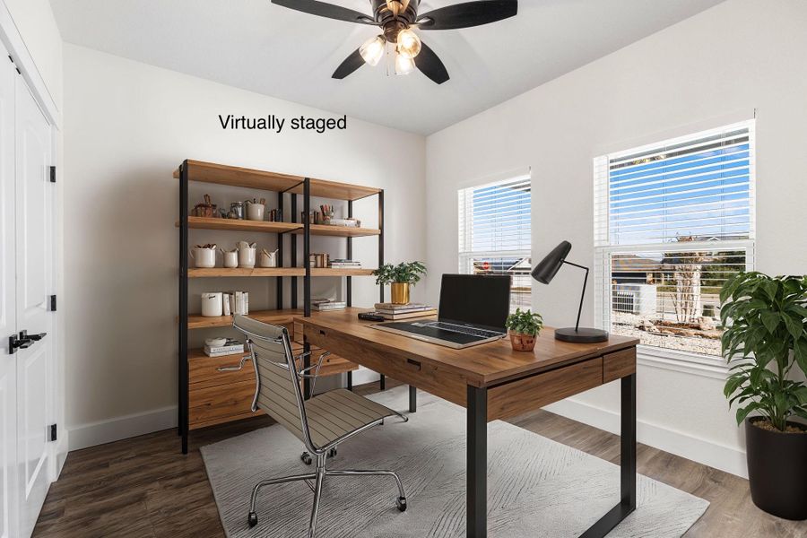 Secondary BR could be used as an office/flex space Virtually Staged