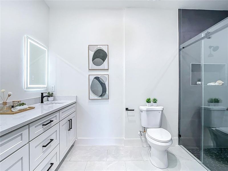 Furnished interior view inside a new home in , Lehigh Acres (Image 32).