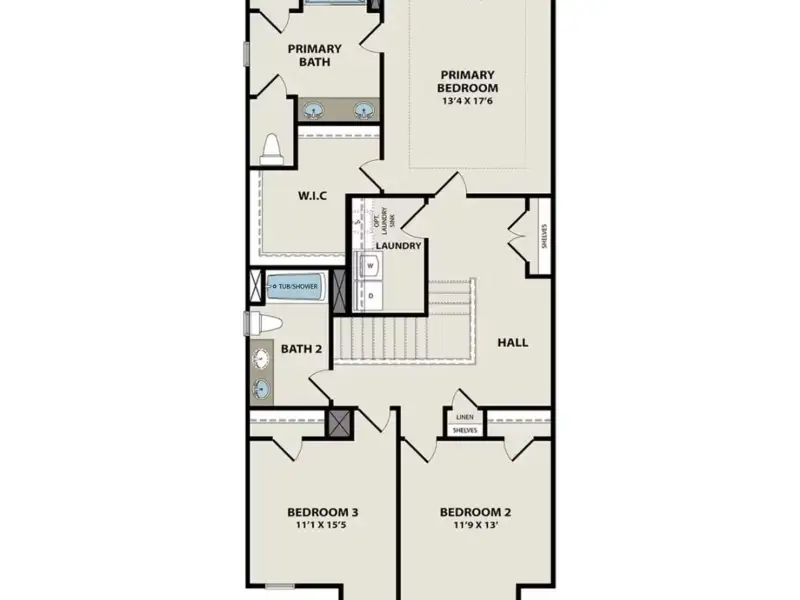 2D floor plan layout of this home in Lake Park Villas, Wylie, TX (Image 4). 2D floor plan layout of this home in Lake Park Villas, Wylie, TX (Image 4).