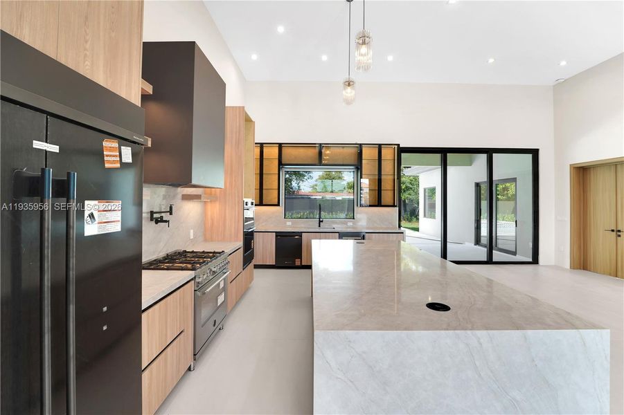Furnished interior view inside a new home in , Miami (Image 23).