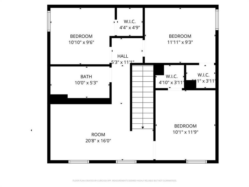 2D floor plan layout of this home in Creekview, Pilot Point, TX (Image 5).