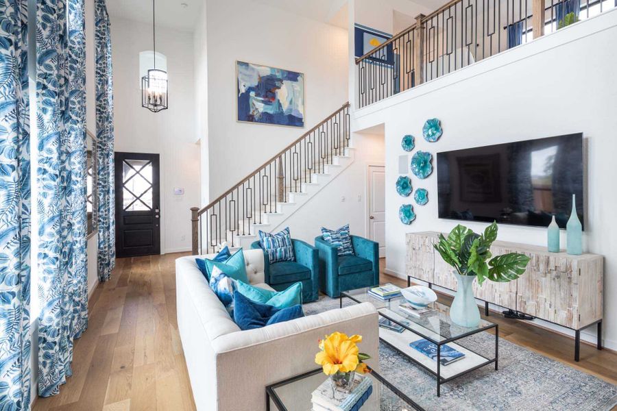 Representative Family Room - some options shown