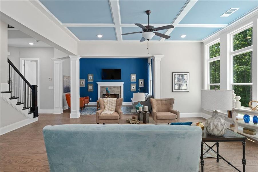 Furnished interior view inside a new home in , Cumming (Image 6).