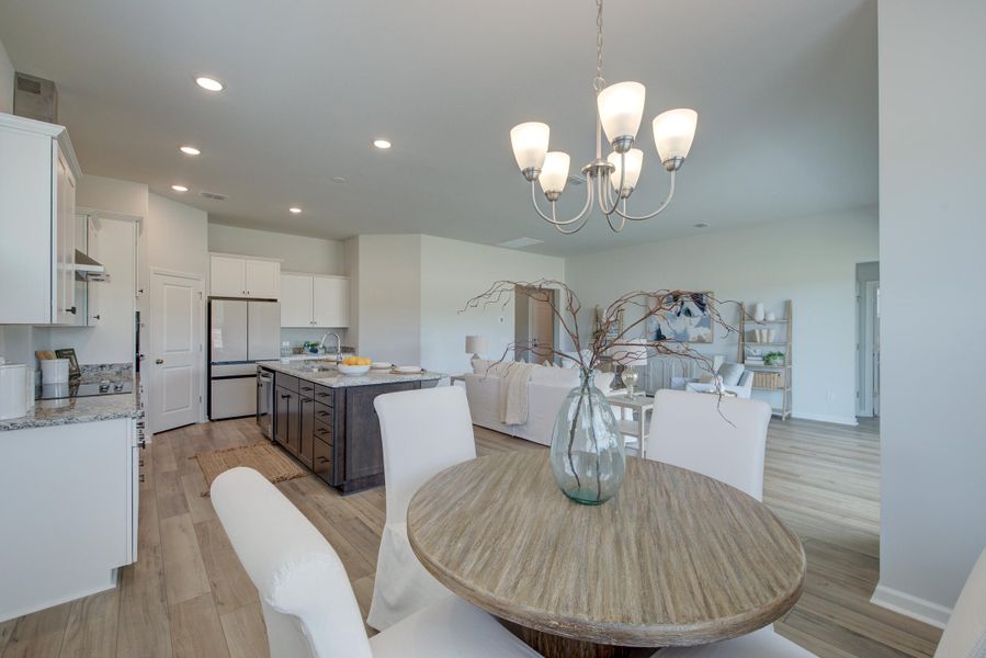 Furnished interior view inside a new home in , Charleston (Image 43).
