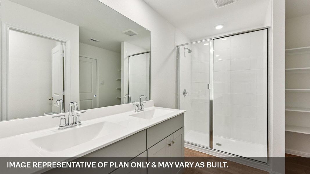 Furnished interior view inside a new home in Southgrove, Kyle (Image 10).