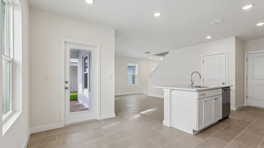 Furnished interior view inside a new home in Cyrene at Harmony, St. Cloud (Image 6).