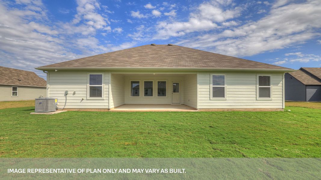 Exterior details and patio area of a home in Hartland Ranch, Lockhart (Image 2). Exterior details and patio area of a home in Hartland Ranch, Lockhart (Image 2).