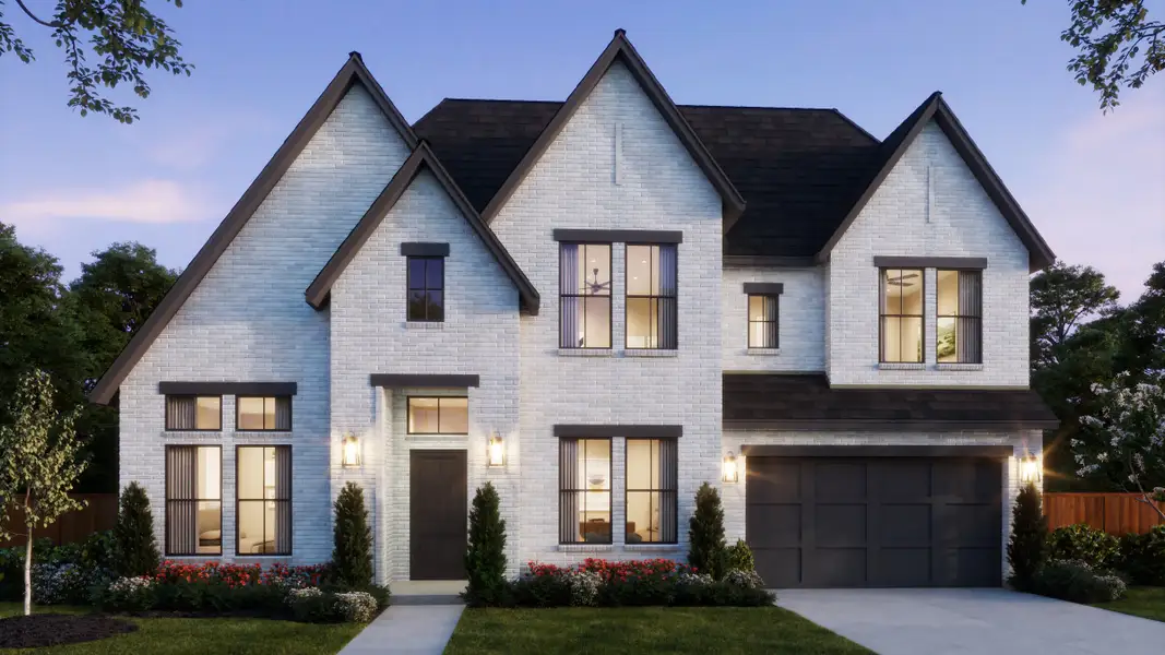 Representative exterior photo of a completed home built from the Colton by Southgate Homes in The Reserve at Watters, Allen, TX (Image 23).