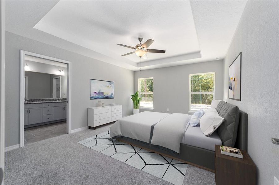 Furnished interior view inside a new home in , Dunnellon (Image 12).