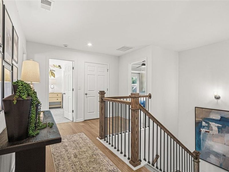 Furnished interior view inside a new home in Wehunt Meadows, Hoschton (Image 33).