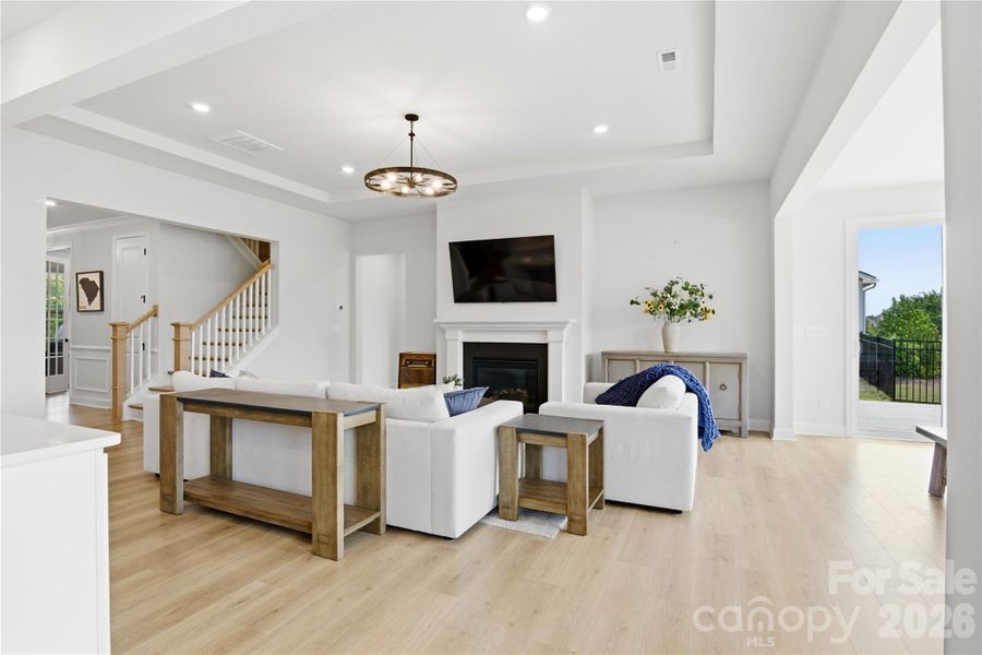 Family Room with Fireplace
