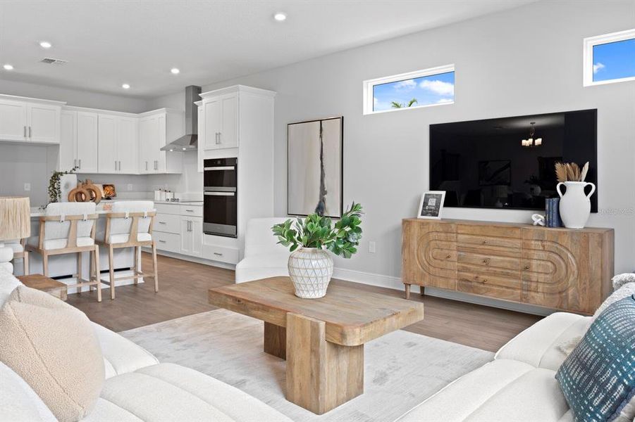 Furnished interior view inside a new home in , Tampa (Image 25).