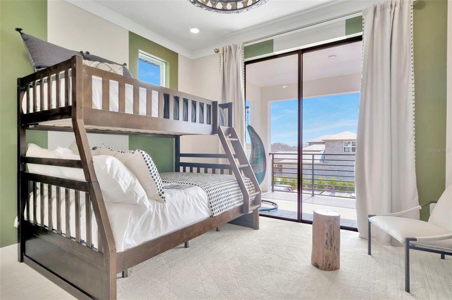 Furnished interior view inside a new home in Eagles Cove at Mirada, San Antonio (Image 37).