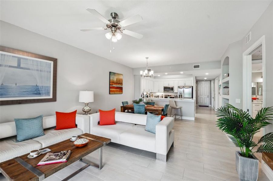 Furnished interior view inside a new home in , New Smyrna Beach (Image 35).