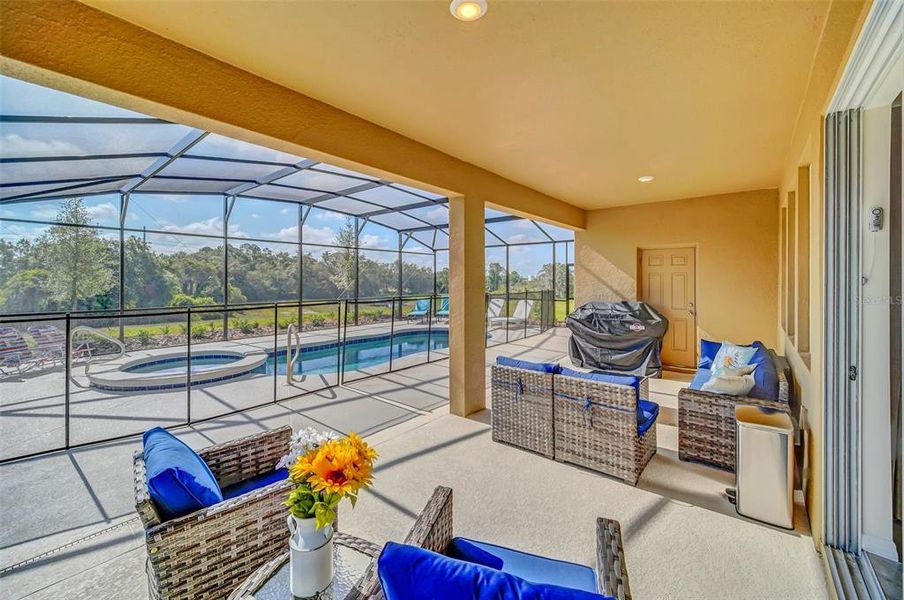 Exterior details and patio area of a home in , Davenport (Image 2). Exterior details and patio area of a home in , Davenport (Image 2).