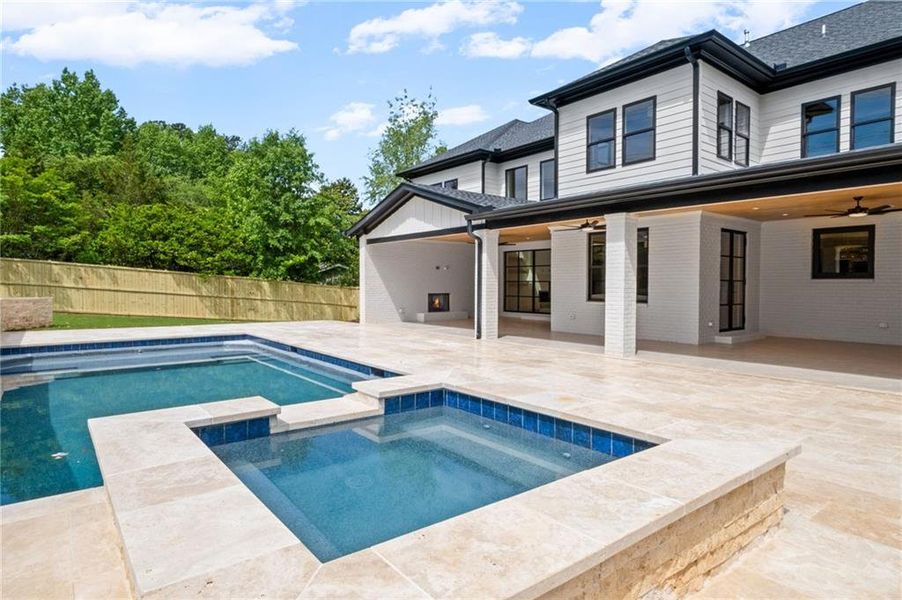 Exterior details and patio area of a home in , Marietta (Image 32).