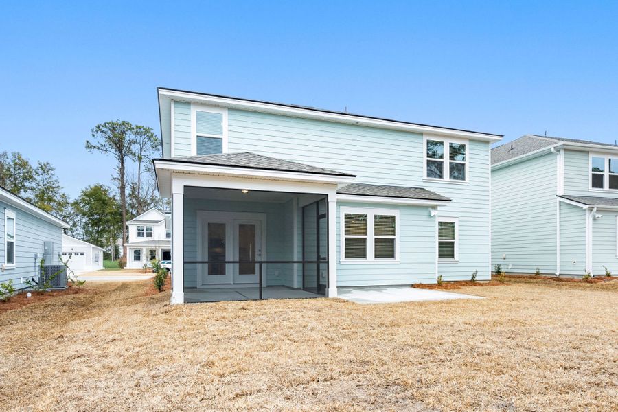 Exterior details and patio area of a home in Salem Bay, Beaufort (Image 3).