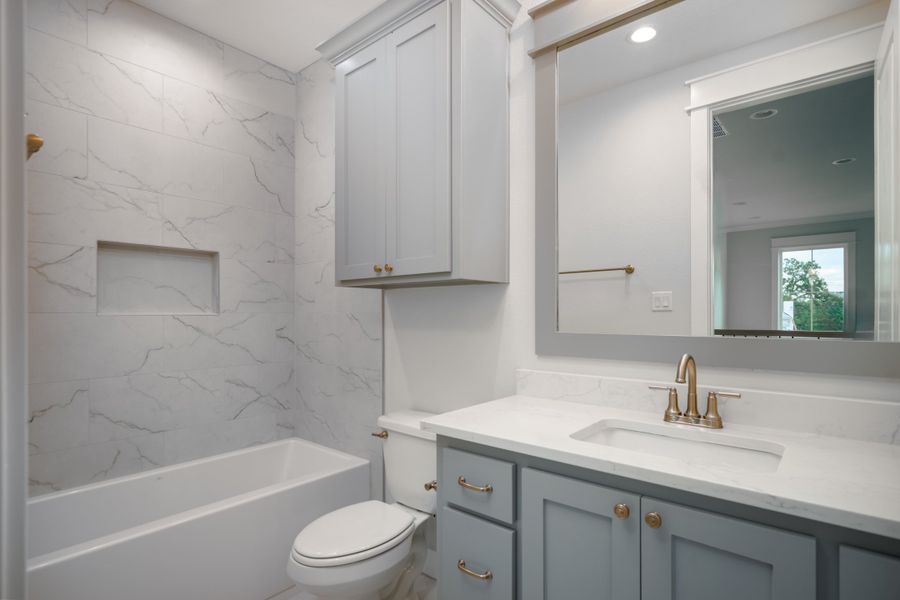 Representative furnished interior of a home built from the The Stella by Reece Homes in Traditions, Bryan (Image 36).