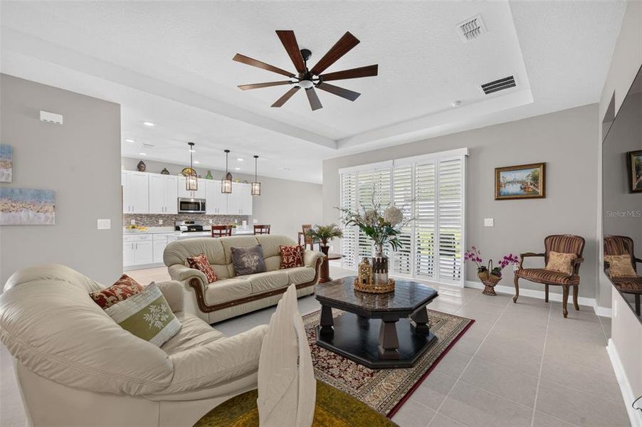 Furnished interior view inside a new home in Bronson's Ridge, Apopka (Image 12).