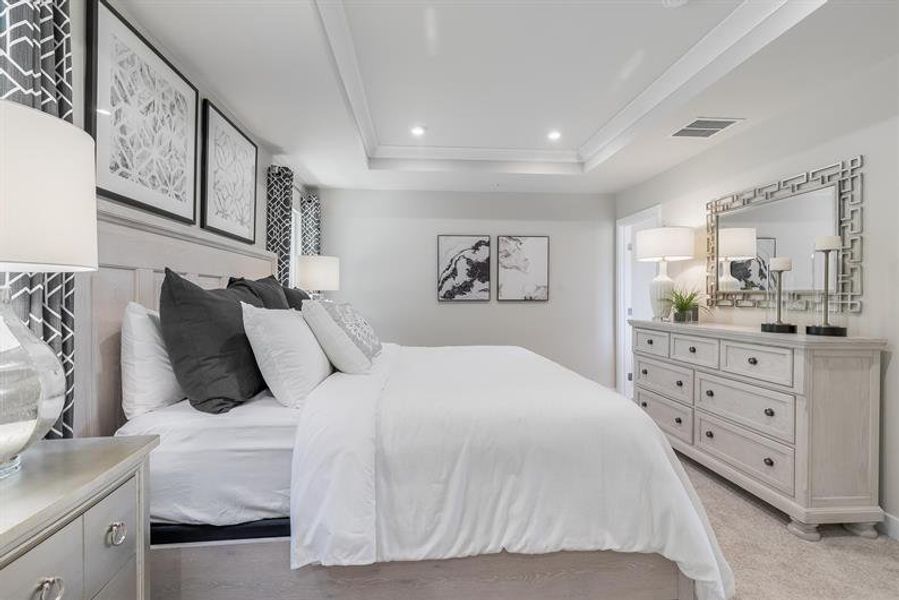 Representative furnished interior of a home built from the Overture by Ryan Homes in Moore Farm Townhomes, Indian Trail (Image 38).