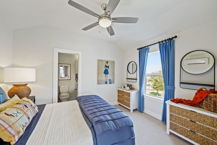 Furnished interior view inside a new home in Easton Park, Austin (Image 20). Furnished interior view inside a new home in Easton Park, Austin (Image 20).