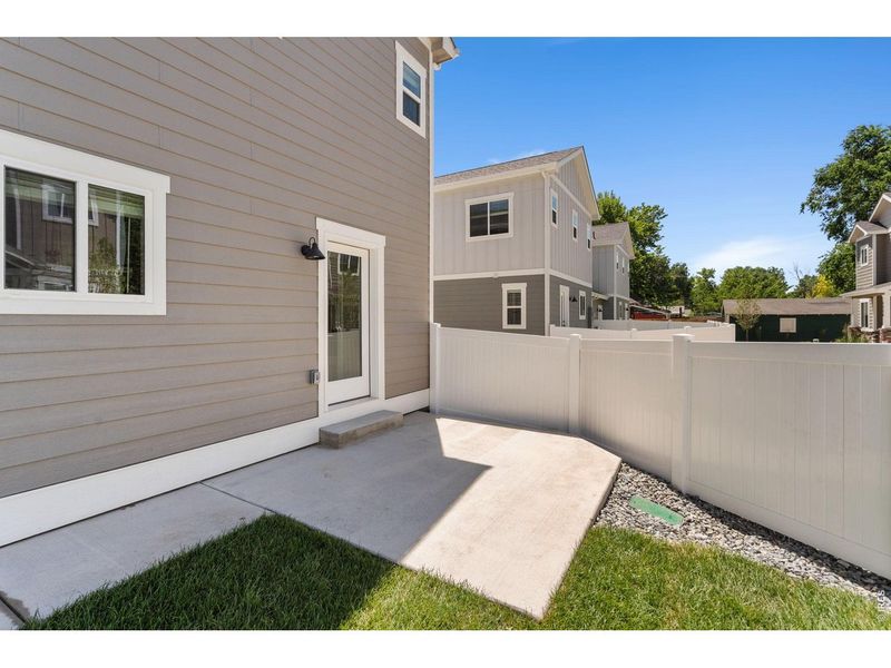 Exterior details and patio area of a home in , Loveland (Image 4). Exterior details and patio area of a home in , Loveland (Image 4).