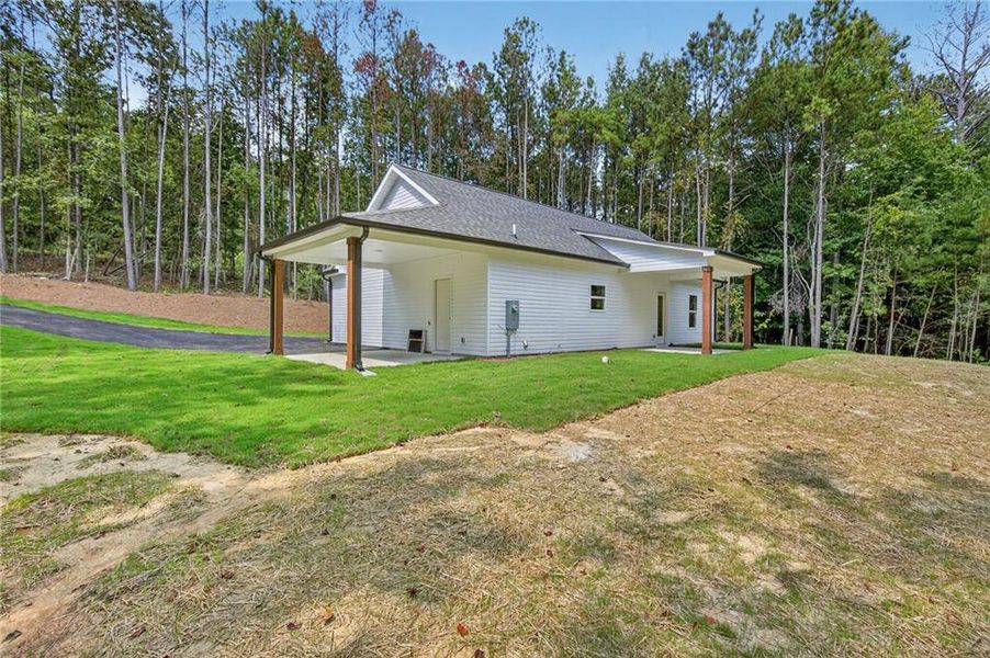 Front exterior of a new home in , Rockmart, GA, highlighting curb appeal (Image 27).